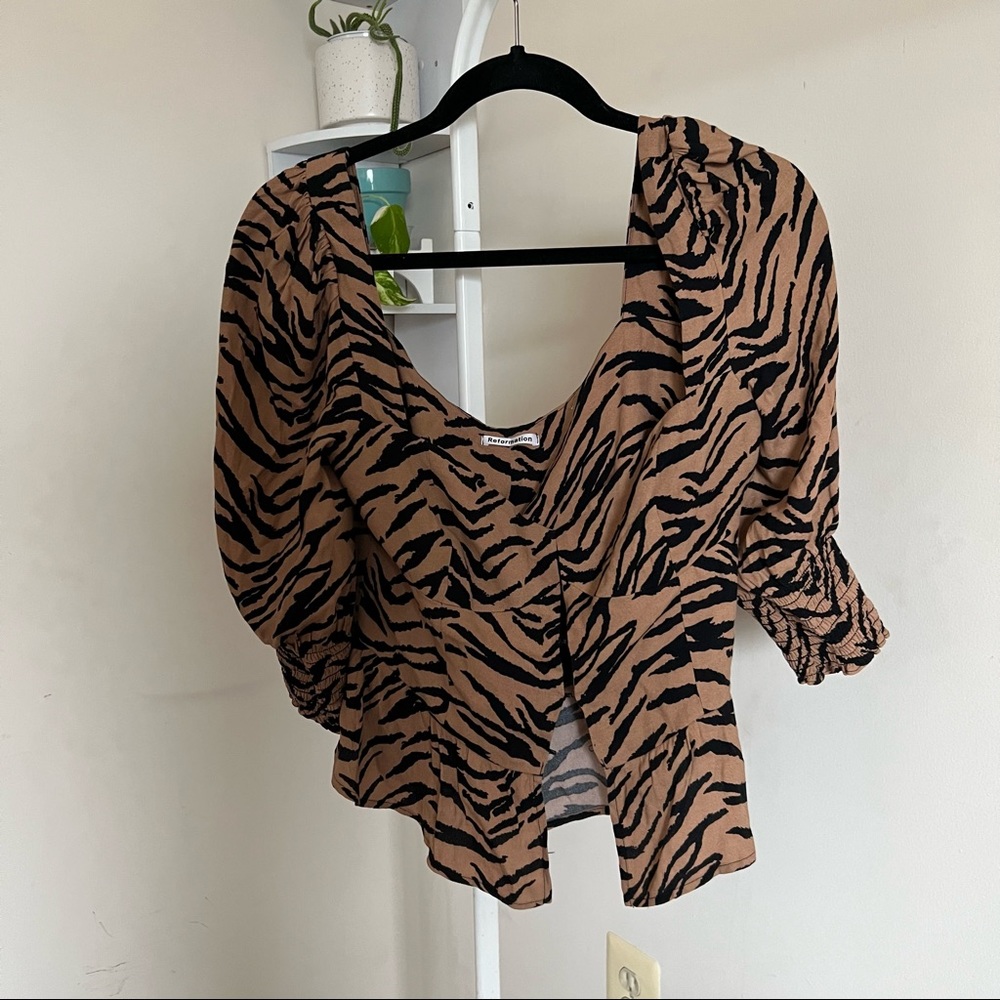 Reformation Dallas top size 10